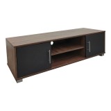 Komodinë TV Serank pakoworld në nuancë lisi-antracit 120x40x40cm