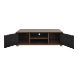 Komodinë TV Serank pakoworld në nuancë lisi-antracit 120x40x40cm