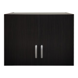 Dollap me dy dyer loft Athos pakoworld në ngjyrë wenge 80x42x60cm