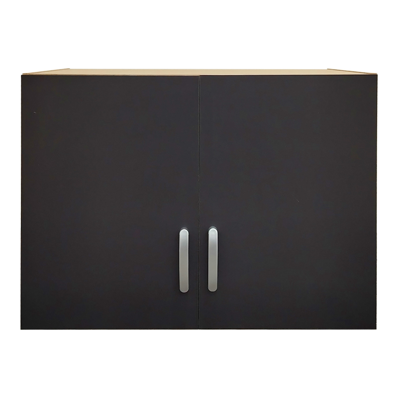 Dollap me dy dyer loft Athos pakoworld në ngjyrë sonoma-gri e errët 80x42x60cm