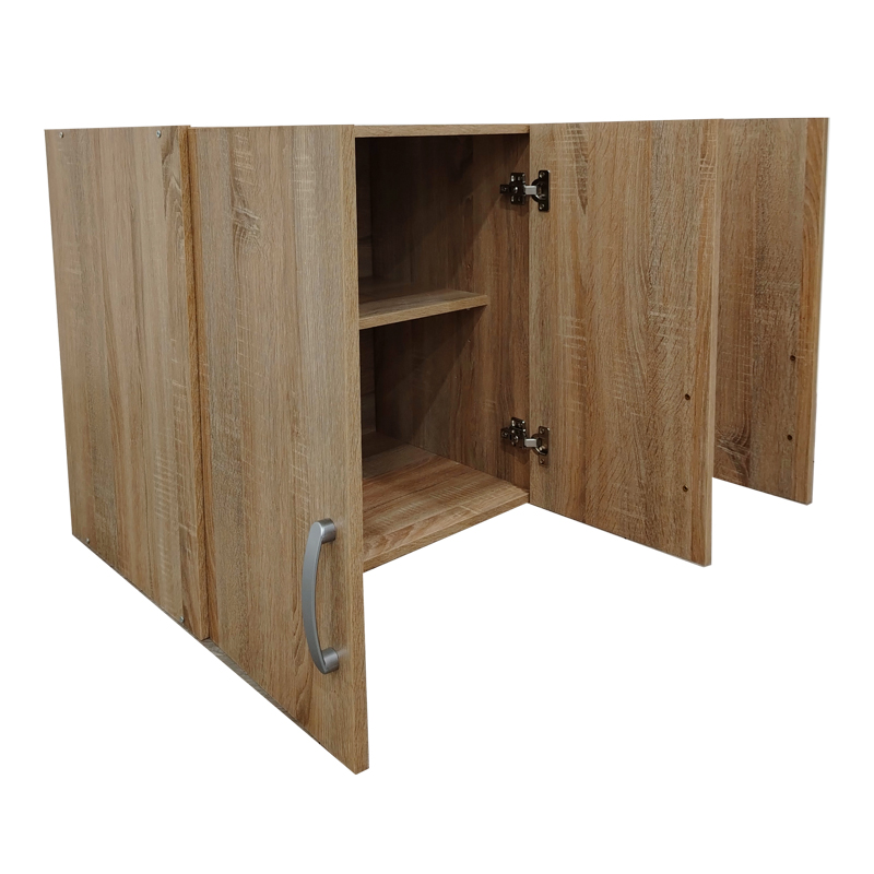 Dollap me tre dyer loft Athos pakoworld në ngjyrë SONOMA 90x41.5x60cm