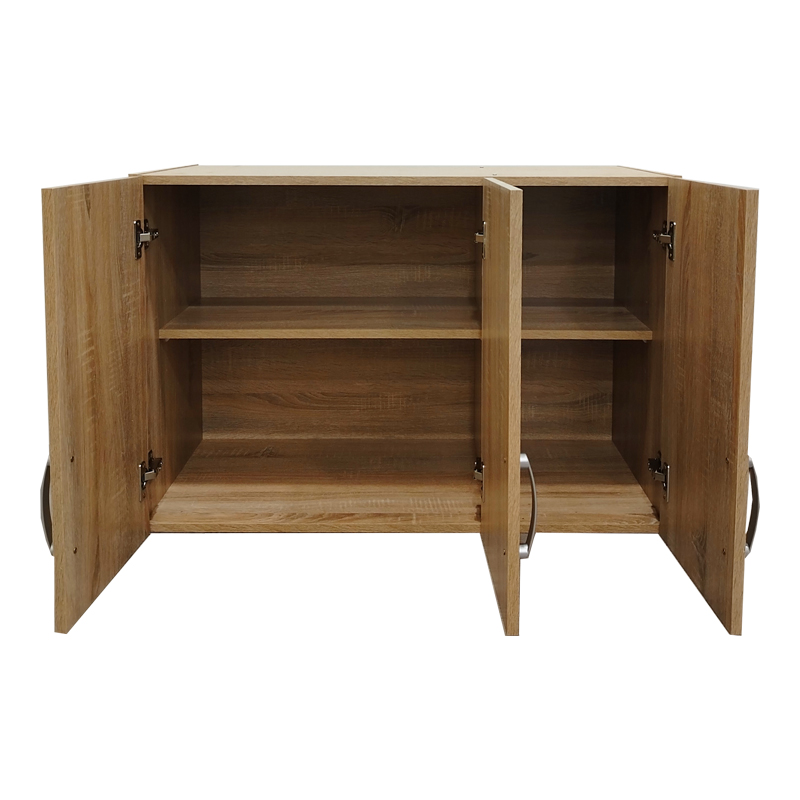 Dollap me tre dyer loft Athos pakoworld në ngjyrë SONOMA 90x41.5x60cm