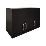 Dollap me tre dyer loft Athos pakoworld në ngjyrë WENGE 90x41.5x60cm