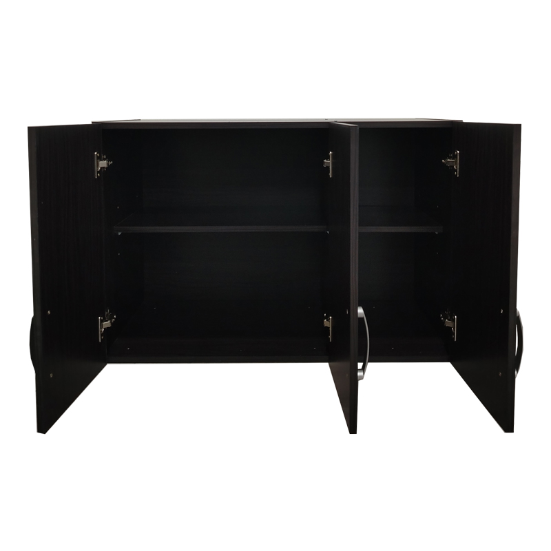 Dollap me tre dyer loft Athos pakoworld në ngjyrë WENGE 90x41.5x60cm