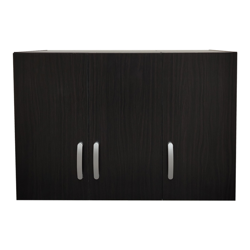 Dollap me tre dyer loft Athos pakoworld në ngjyrë WENGE 90x41.5x60cm
