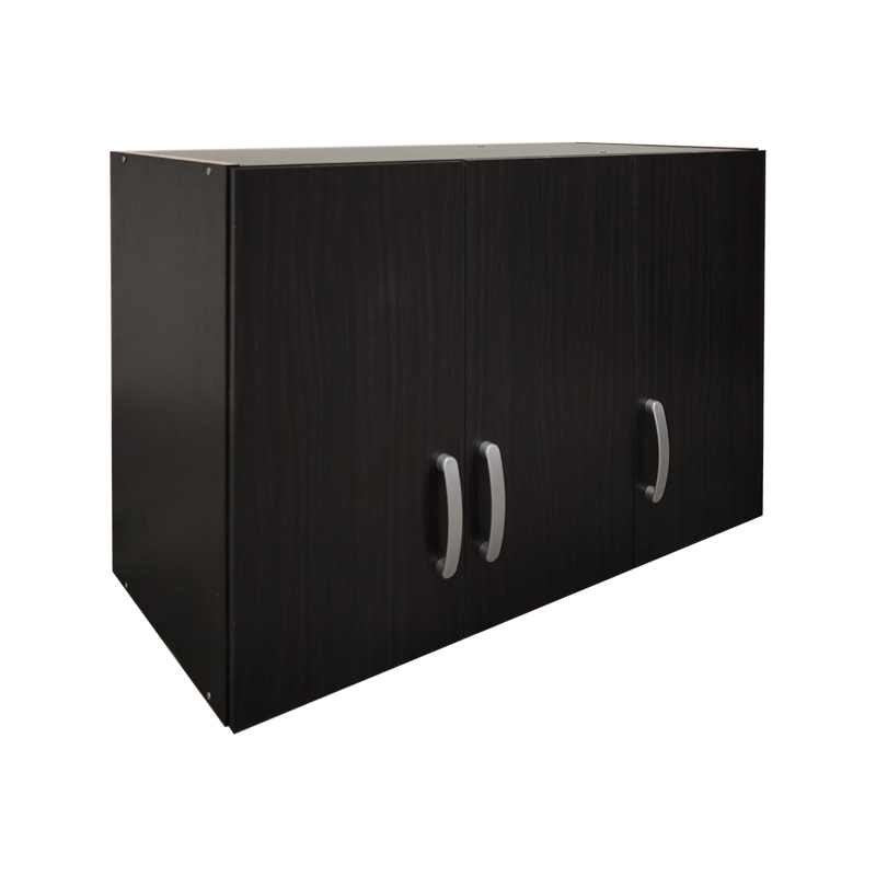 Dollap me tre dyer loft Athos pakoworld në ngjyrë WENGE 90x41.5x60cm