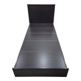 Krevat Athos pakoworld në nuancë wenge 90x190cm