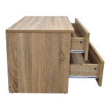 Komodina Athos pakoworld në nuancë sonoma 48x40x41.5cm