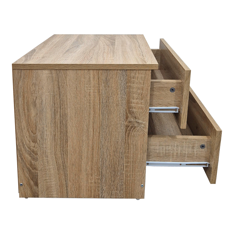 Komodina Athos pakoworld në nuancë sonoma 48x40x41.5cm