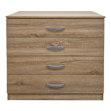 Komodinë Athos pakoworld në nuancë sonoma 80x40x79cm