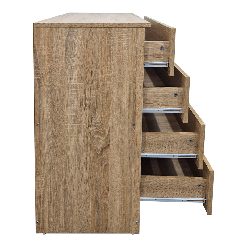 Komodinë Athos pakoworld në nuancë sonoma 80x40x79cm