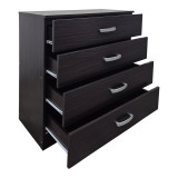 Komodinë Athos pakoworld në nuancë wenge 80x40x79cm