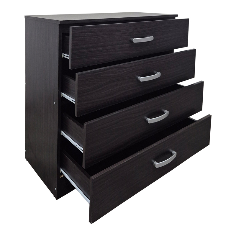 Komodinë Athos pakoworld në nuancë wenge 80x40x79cm