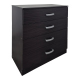 Komodinë Athos pakoworld në nuancë wenge 80x40x79cm