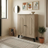 Raft-kabinet këpucësh Cathi pakoworld sonoma 80x34x95cm