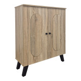 Raft-kabinet këpucësh Cathi pakoworld sonoma 80x34x95cm
