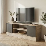 Komodinë TV Sasa pakoworld sonoma-antracit 120x35x41.5cm