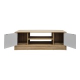 Kabinet TV Sasa pakoworld SONOMA-e bardhë 120x35x41.5cm