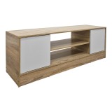Kabinet TV Sasa pakoworld SONOMA-e bardhë 120x35x41.5cm