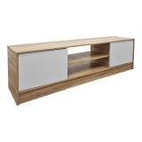 Kabinet TV Sasa pakoworld SONOMA-e bardhë 150x35x41.5cm