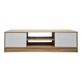 Kabinet TV Sasa pakoworld SONOMA-e bardhë 150x35x41.5cm