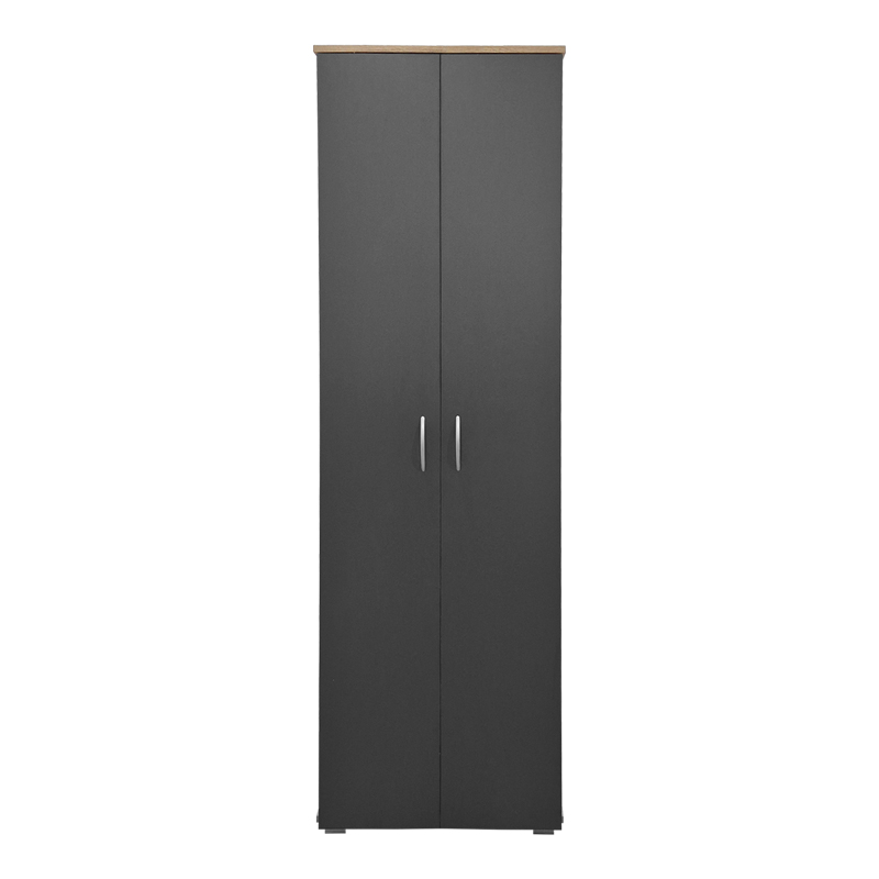 Raft këpucësh-dollap Racka pakoworld sonoma-antracit 58x34x186cm