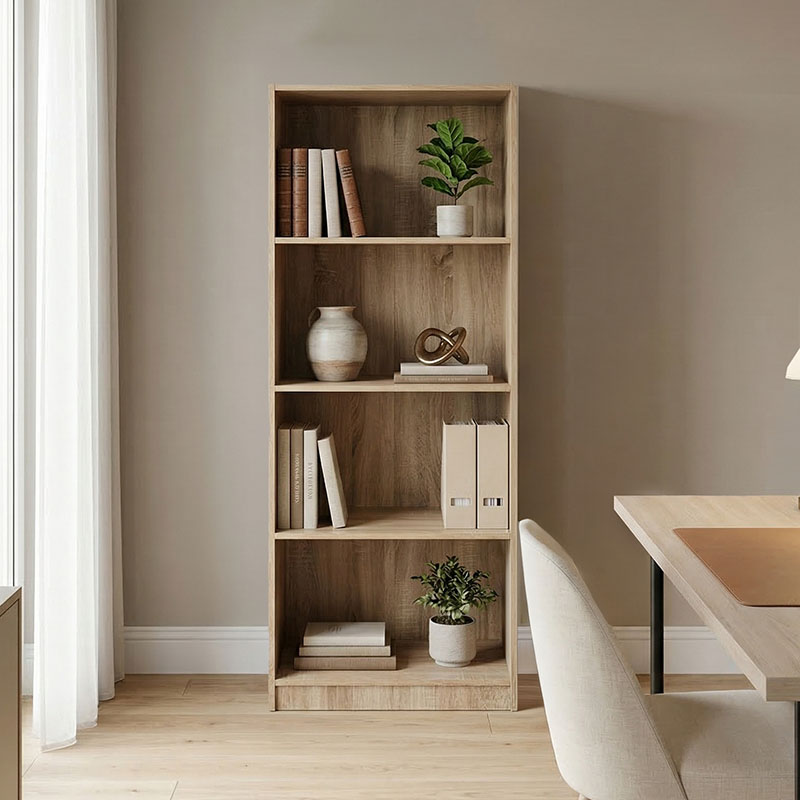 Bibliotekë Kendy pakoworld sonoma 60x30x167cm