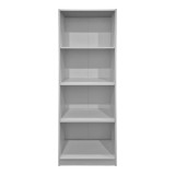 Bibliotekë Kendy pakoworld e bardhë 60x30x167cm