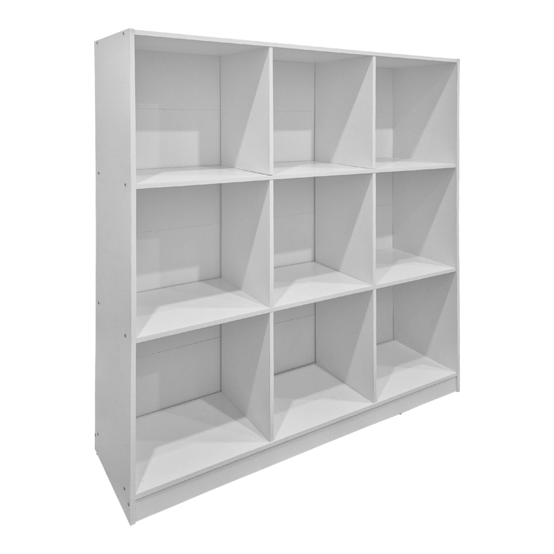 Bibliotekë Gridea pakoworld e bardhë 119.5x30x121cm