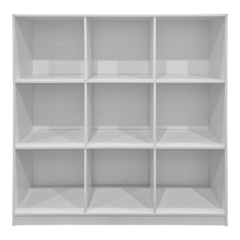 Bibliotekë Gridea pakoworld e bardhë 119.5x30x121cm