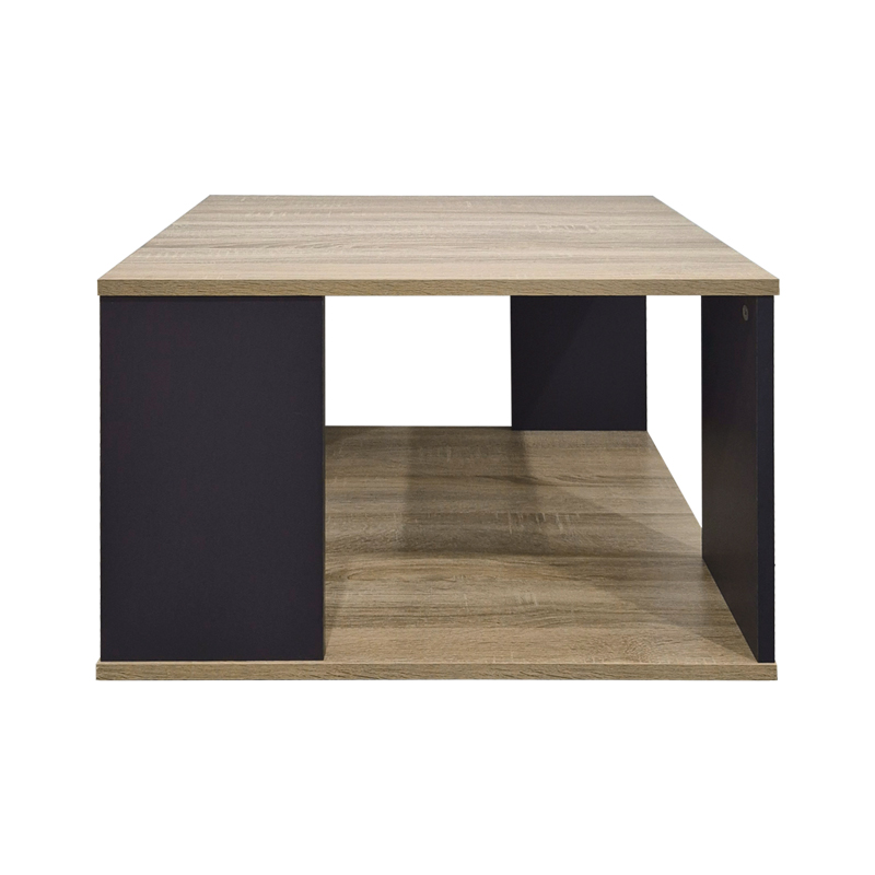 Tavolinë kafeje Zelegan pakoworld sonoma-antracit 60x60x39cm