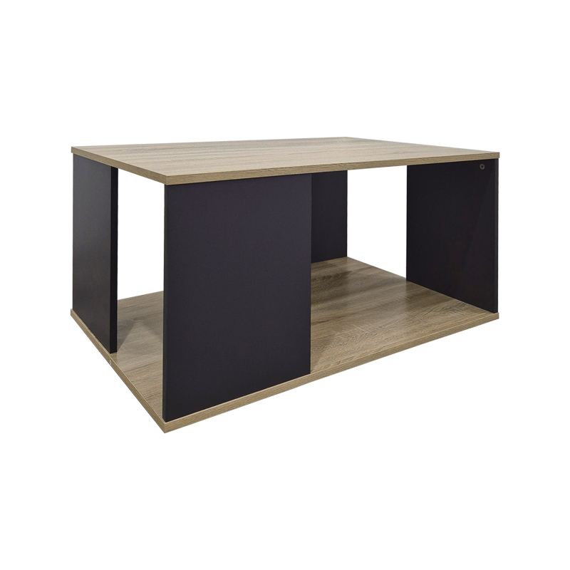 Tavolinë kafeje Zelegan pakoworld sonoma-antracit 90x60x44.5cm