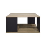 Tavolinë kafeje Zelegan pakoworld sonoma-antracit 90x60x44.5cm