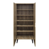 Kabinet këpucësh Oufelia pakoworld SONOMA 60x32.5x134.5cm