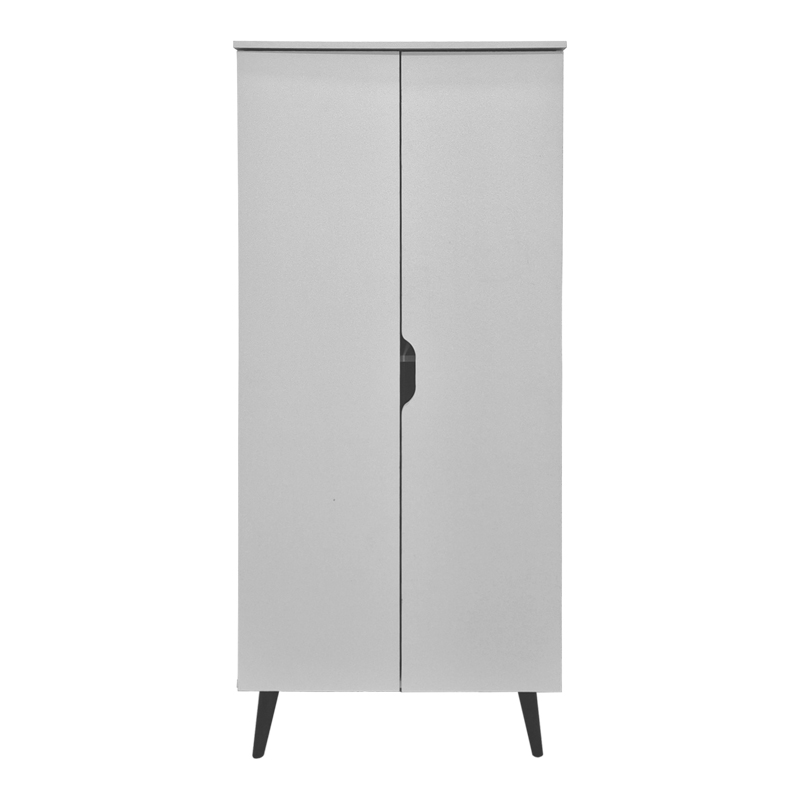 Kabinet këpucësh Oufelia pakoworld i bardhë 60x32.5x134.5cm
