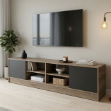 Komodinë TV Tivia pakoworld sonoma-antracit 180x35x41.5cm