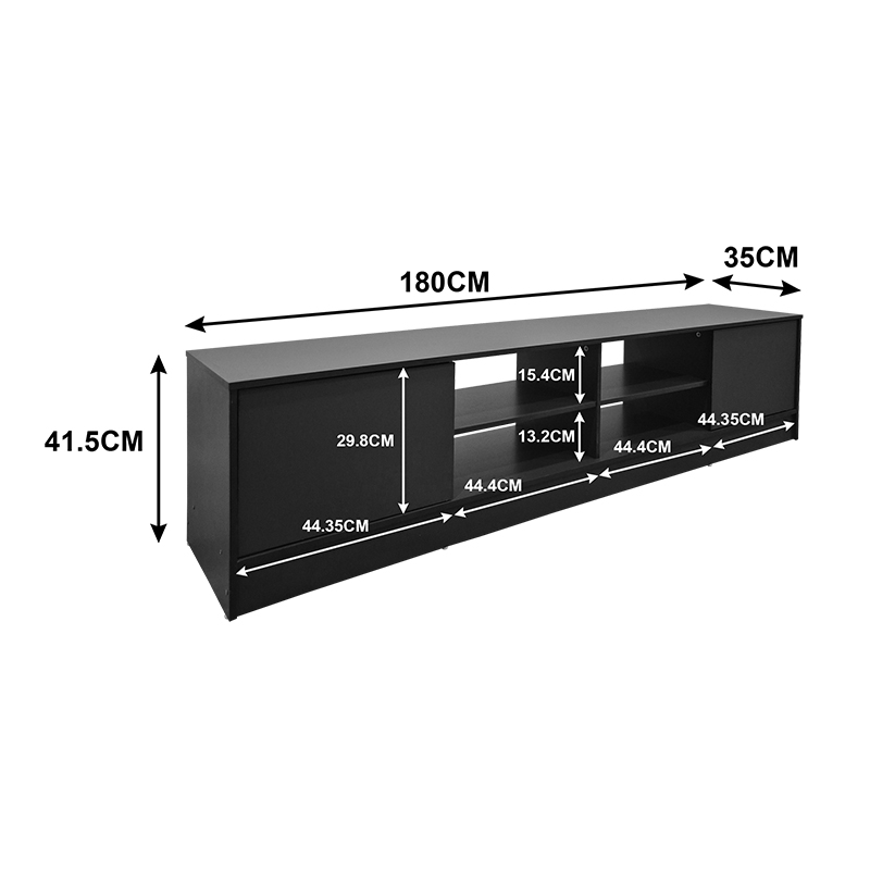 Komodinë TV Tivia pakoworld sonoma-antracit 180x35x41.5cm