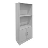 Bibliotekë Tekaro pakoworld e bardhë 60x30x120cm