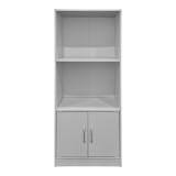 Bibliotekë Tekaro pakoworld e bardhë 60x30x120cm