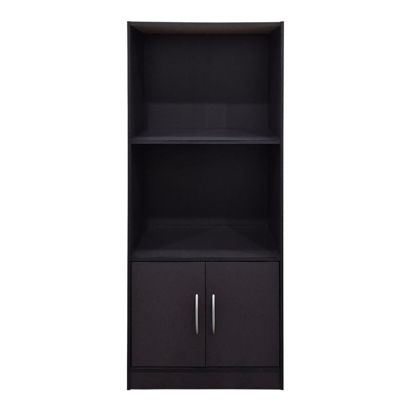 Bibliotekë Tekaro pakoworld antracit 60x30x120cm