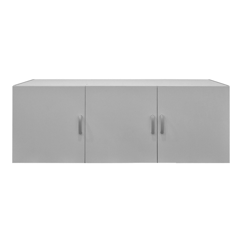 Dollap me tre dyer Alvia pakoworld loft i bardhë 150x51x60cm