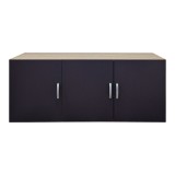 Dollap me tre dyer Alvia pakoworld sonoma-antracit 150x51x60cm