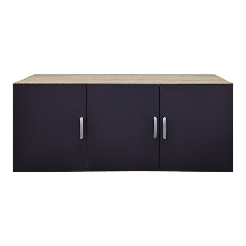 Dollap me tre dyer Alvia pakoworld sonoma-antracit 150x51x60cm