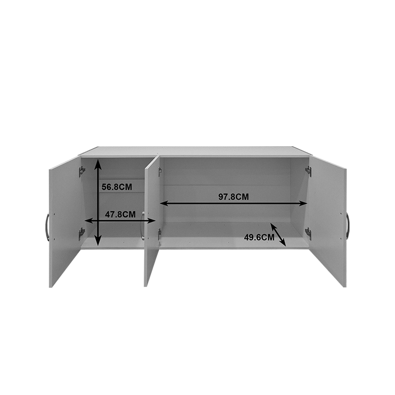 Dollap me tre dyer Alvia pakoworld sonoma-antracit 150x51x60cm