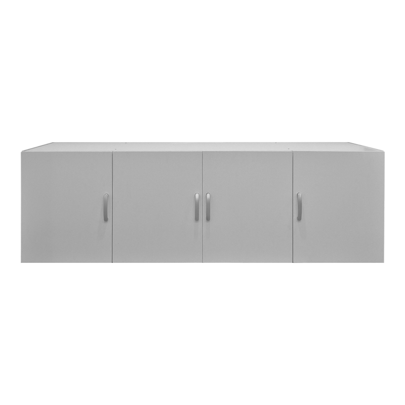 Dollap me katër dyer Alvia pakoworld loft i bardhë 200x51x60cm