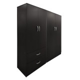 Dollap katër-kanatësh Athos pakoworld WENGE 160x42x180cm