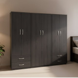 Dollap Athos pakoworld WENGE me gjashtë dyer 240x42x180cm