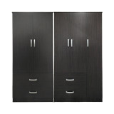 Dollap pesë-kanatësh Athos pakoworld WENGE 170x42x180cm