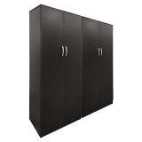Dollap Athos Ι pakoworld wenge me katër dyer 160x42x180cm