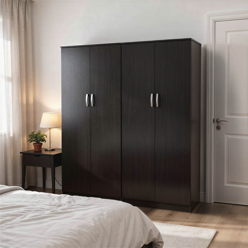 Dollap Athos Ι pakoworld wenge me katër dyer 160x42x180cm